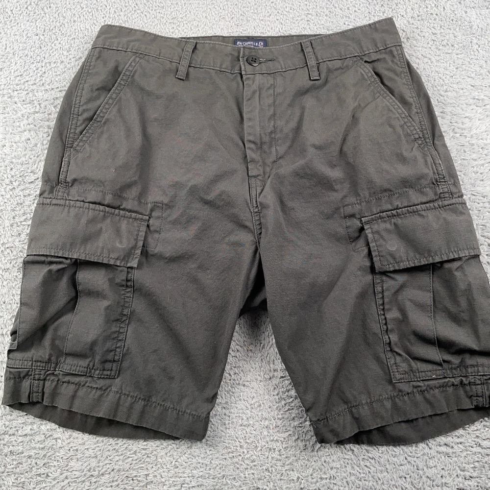 Levis Shorts Mens 29 Gray Cargo Pockets Ripstop Hiking Outdoors Y2K Casual